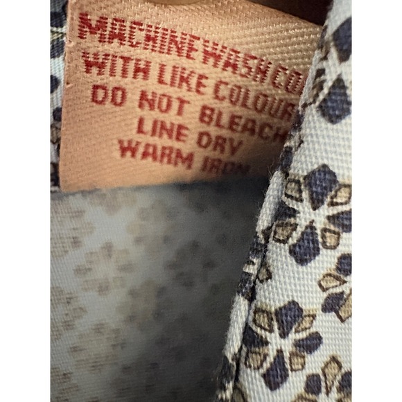 Rafter C Cowboy Collection Mens Short Sleeve Shirt M/L Blue Geometric Print - Picture 5 of 11